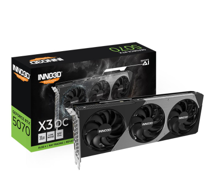 Karta graficzna INNO3D GeForce RTX 5070 X3 OC 12GB GDDR7 DLSS4
